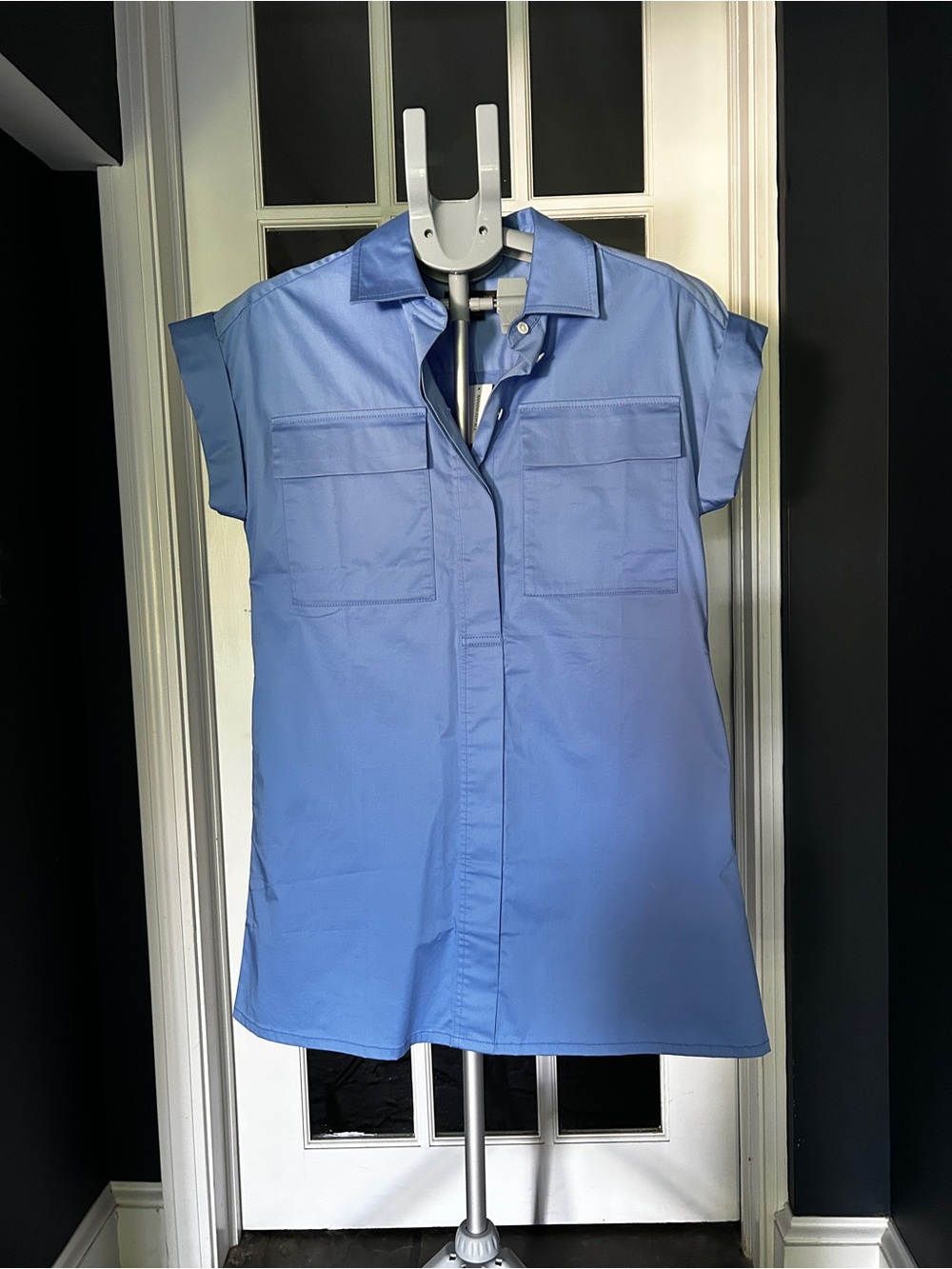 NWT Banana Republic baby blue shirt dress